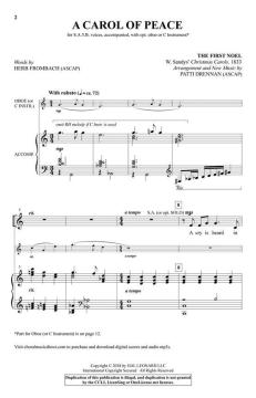 A Carol of Peace von Patti Drennan 