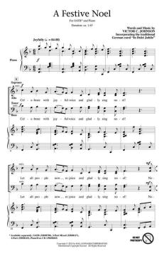 A Festive Noel von Victor C. Johnson (Download) 