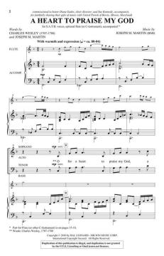 A Heart to Praise My God von Joseph M. Martin (Download) 
