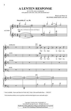 A Lenten Response von Heather Sorenson (Download) 
