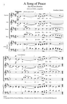 A Song Of Peace (Jonathan Adams) 
