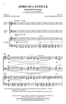 African Canticle von Joseph M. Martin 