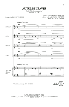 Autumn Leaves (Johnny Mercer) 