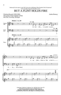 But A Flint Holds Fire von Andrea Ramsey (Download) 
