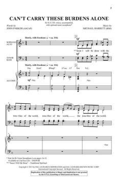 Can't Carry These Burdens Alone von John Parker (Download) 