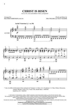 Christ Is Risen von Matt Maher (Download) 