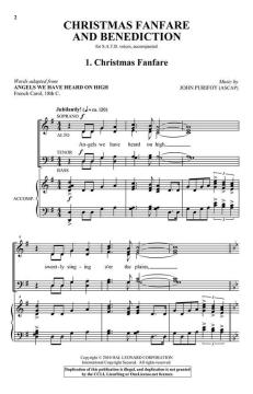 Christmas Fanfare and Benediction von John Purifoy 