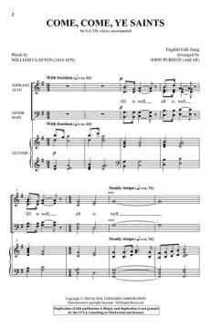 Come, Come, Ye Saints von William Clayton (Download) 