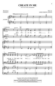 Create in Me von John Purifoy (Download) 