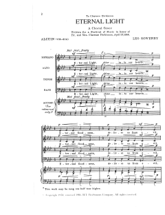 Eternal Light (Leo Sowerby) 