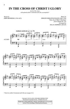 In the Cross of Christ I Glory von Johann Sebastian Bach (Download) 