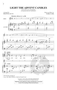 Light the Advent Candles von Mark Clark (Download) 