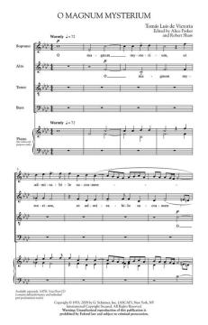 O Magnum Mysterium von Tomás Luis de Victoria (Download) 