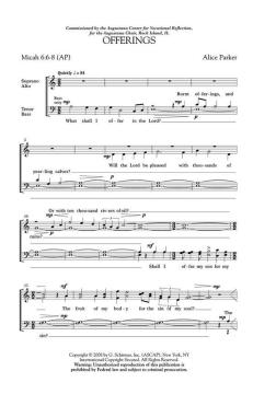 Offerings von Alice Parker (Download) 