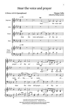 Prayers And Partsongs von Thomas Tallis (Download) 