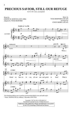Precious Savior, Still Our Refuge von Vicki Bedford (Download) 