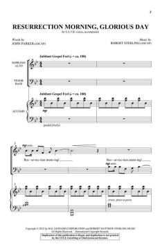 Resurrection Morning, Glorious Day von Robert Sterling (Download) 