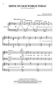 Shine on Our World Today von Joshua Metzger 