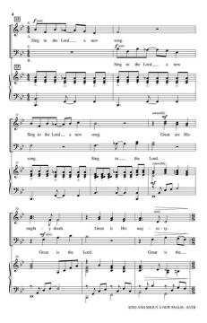 Sing and Shout a New Psalm von Joseph M. Martin 