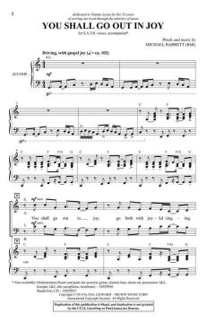 You Shall Go Out in Joy von Michael Barrett 