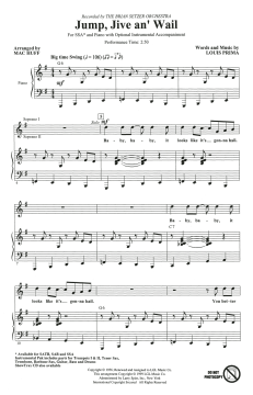 Jump, Jive And Wail von Louis Prima (Download) 