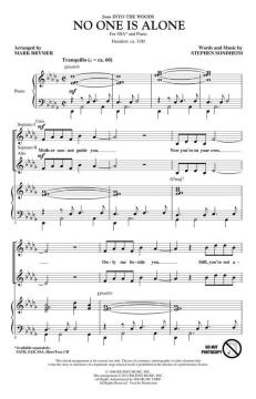 No One Is Alone von Stephen Sondheim (Download) 