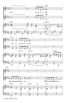 No One Is Alone von Stephen Sondheim (Download) 