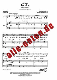 Popular From Wicked (Stephen Schwartz) 