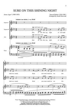 Sure On This Shining Night (Samuel Barber) 