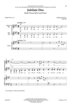Jubilate Deo von Peter Anglea 