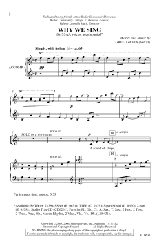 Why We Sing New Voicings! (Greg Gilpin) 