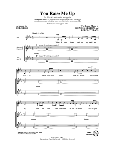 You Raise Me Up (Ed Lojeski) 