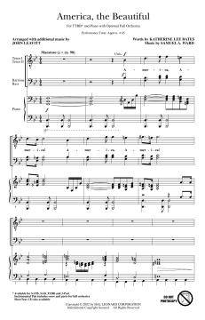 America The Beautiful (Samuel A. Ward) 