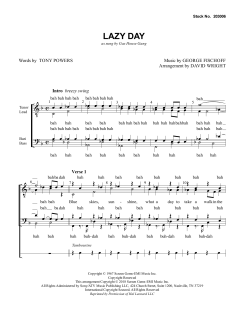 Lazy Day (Download) 