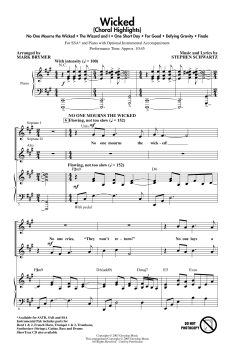 Wicked (Choral Highlights) (Download) 