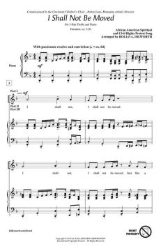 I Shall Not Be Moved (Download) 