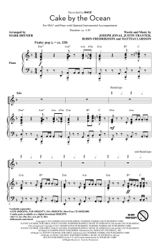 Cake by the Ocean von DNCE (Download) 