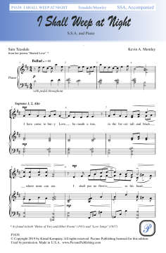 I Shall Weep at Night von Kevin A. Memley 