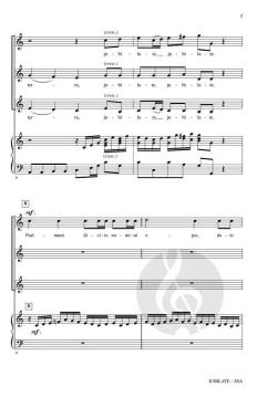 Jubilate von Wolfgang Amadeus Mozart 