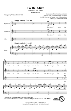 To Be Alive von Bill Cutter (Download) 