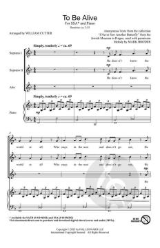 To Be Alive von Bill Cutter (Download) 