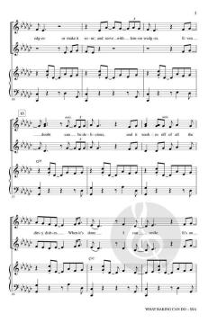 What Baking Can Do (from Waitress) (Sara Bareilles) 