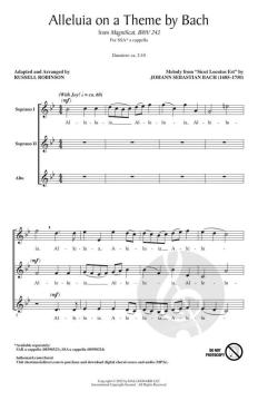 Alleluia on a Theme by Bach von Johann Sebastian Bach (Download) 