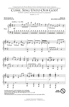 Come, Sing Unto Our God! von Heather Sorenson 