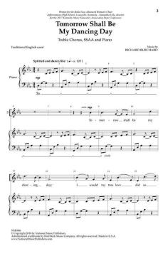 Tomorrow Shall Be My Dancing Day von Richard Burchard (Download) 
