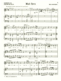 Shabbat Service For Saturday Morning von Max Janowski (Download) 