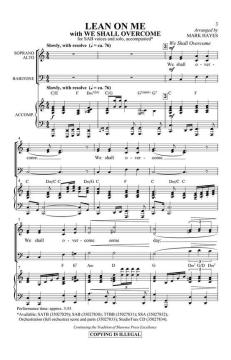 Lean On Me (With We Shall Overcome) (Pete Seeger) 