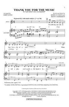 Thank You For The Music (ABBA) 