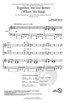 Together We Are Better von Greg Gilpin (Download) 