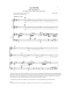 3 Tangos: 3. La Huella von Rey Marlynn 
